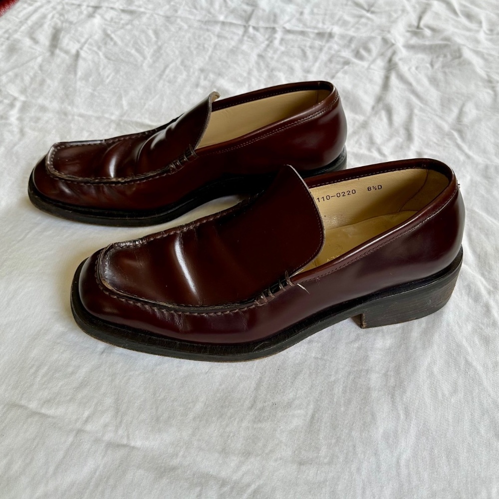 Men's Vintage Brown Gucci Loafers, size 8.5